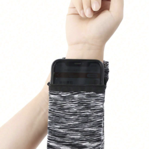Muñequera Deportiva con Bolsillo y Cremallera – Organizador de Viaje Unisex