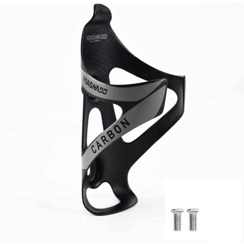Porta Caramañola/Porta Botellas para Bicicleta, Fibra de Carbono.
